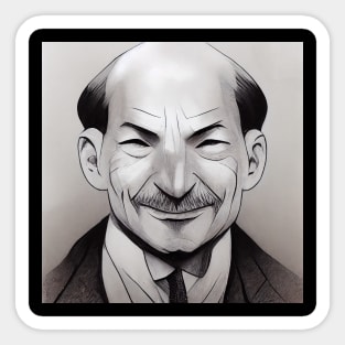 Clement Attlee | Manga Portrait Sticker